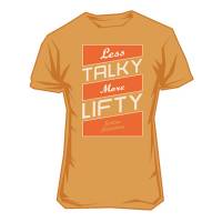 Camiseta Less Talky