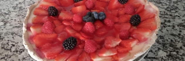 Receta – Tarta de queso con fresas