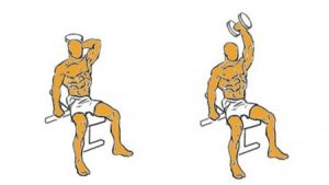 trabajar el triceps para dar volumen a tus brazos-sentado