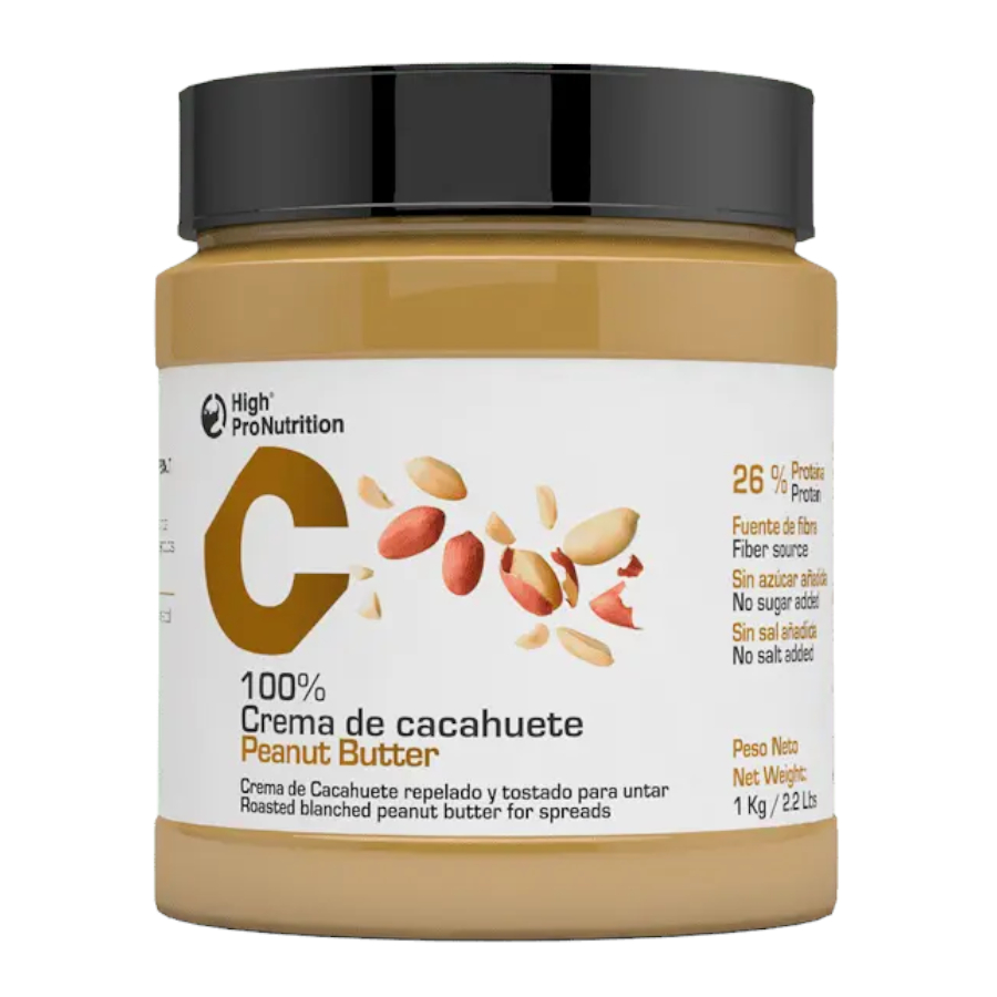 Crema De Cacahuete 1Kg High Pro Nutrition Boteprote crema-de-cacahuete-1kg-high-pro-nutrition-boteprote