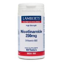 Nicotinamida 250mg (Vit B3) - 100 tabs