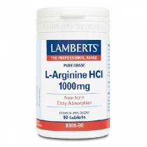 L-Arginina HCL 1000mg - 90 tabs