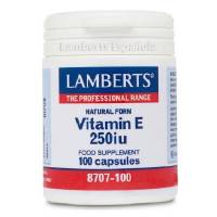 Vitamina E Natural 250UI - 100 caps